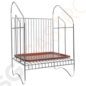 Craven Tablettspender-Einheit Material: verchromter Draht | Größe (cm): 71,3(H) x 49,3(B) x 38,5(L) | Fassungsvermögen: 30 Tabletts / 60kg