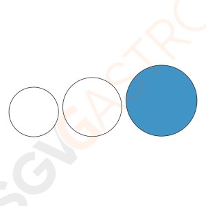 Cambro Camtread rundes rutschfestes Fiberglas Tablett schwarz 40,5cm DM782  | 40,5(Ø)cm