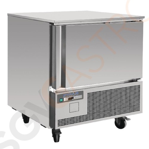 Polar Serie U Schnellkühler / Schockfroster 12kg / 8kg Kapazität: 12kg (3 x GN 1/1) | 1-türig | Silbergrau