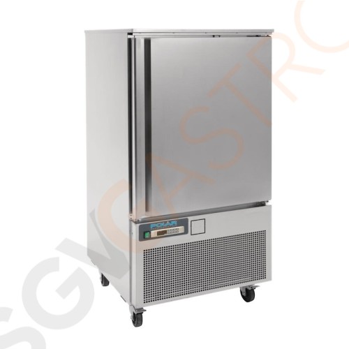 Polar Serie U Schnellkühler / Schockfroster 40kg / 28kg Kapazität: 40kg (10 x 1/1 GN) | 1-türig | Silbergrau