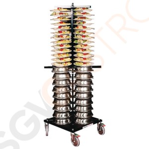 Jackstack Tellerwagen für 88 Teller Modell: 88. Hält 88 Teller.