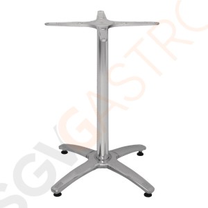 Bolero Tischfuß mit Fußkreuz Aluminium 68cm hoch 68(H)cm | Aluminium