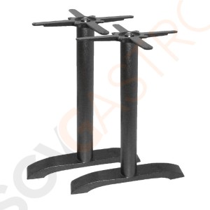 Bolero Doppeltischfuß Gusseisen 72cm hoch 72(H)cm | Gusseisen