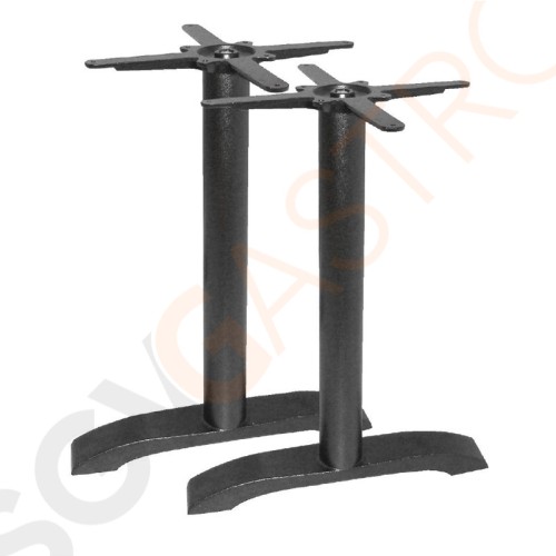 Bolero Doppeltischfuß Gusseisen 72cm hoch 72(H)cm | Gusseisen