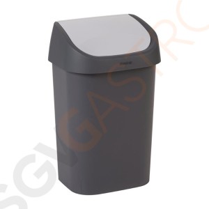 Curver Abfalleimer mit Schwingdeckel schwarz 25L Kapazität: 25L | Polypropylen