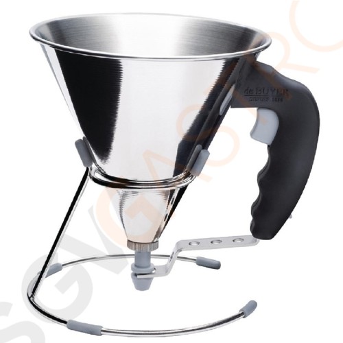 De Buyer Mini Fondanttrichter automatisch 0,8L Kapazität: 0,8 Liter. De Buyer Mini Fondanttrichter automatisch 0,8L Kapazität: 0,8 Liter.