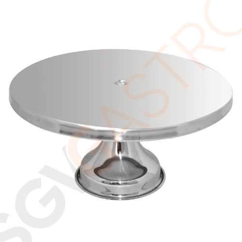 Runder Kuchenständer Hochzeit 33cm 17 x 33(Ø)cm | Edelstahl