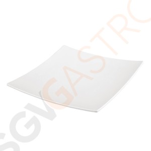 Kristallon quadratisches Tablett weiß 31cm 31 x 31cm | Melamin | weiß