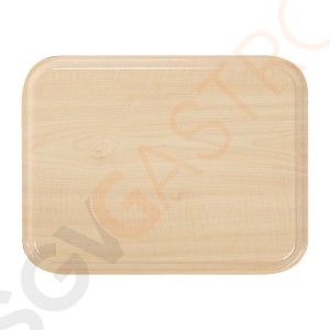 Cambro Capri laminiertes Serviertablett Birke 33x43cm Größe: 43(B) x 33(T)cm