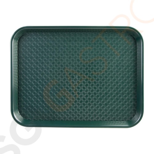 Kristallon Fast-Food-Tablett grün 34,5 x 26,5cm 34,5 x 26,5cm | Polypropylen | grün