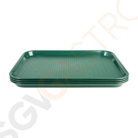 Kristallon Fast-Food-Tablett grün 34,5 x 26,5cm 34,5 x 26,5cm | Polypropylen | grün