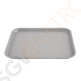 Kristallon Fast-Food-Tablett grau 34,5 x 26,5cm 34,5 x 26,5cm | Polypropylen | grau