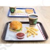 Kristallon Fast-Food-Tablett braun 34,5 x 26,5cm 34,5 x 26,5cm | Polypropylen | braun