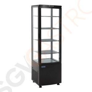 Polar Serie C Kühlvitrine 235L Kapazität: 235L | 51,5 cm breit | Schwarz