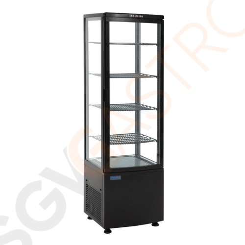 Polar Serie C Kühlvitrine 235L Kapazität: 235L | 51,5 cm breit | Schwarz