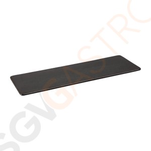 Olympia Fusion rechteckige Präsentierplatten 30,5 x 9,8cm 4 Stück | 30,5 x 9,8cm | Porzellan