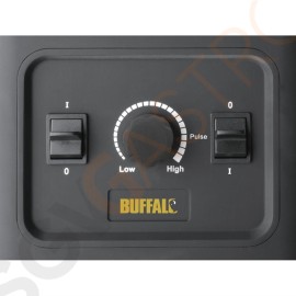 Buffalo Küchenmixer 2,5L mit geräuschdämpfendem Deckel 1,68kW | Variable Geschwindigkeit | 2,5L
