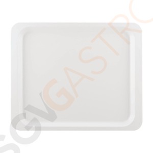 Roltex Classic Serviertablett weiß 32,5 x 26,5cm 32,5 x 26,5cm (GN1/2) | Polyester | weiß