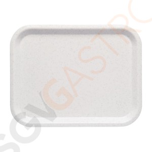 Roltex Nordic Serviertablett weiß gefleckt 36 x 28cm 36 x 28cm | ABS | weiß gefleckt