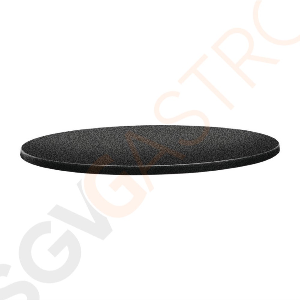 Topalit Classic Line runde Tischplatte anthrazit 60cm DR895 | 60(Ø)cm | Einzelpreis