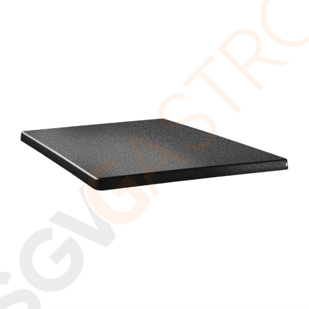 Topalit Classic Line quadratische Tischplatte anthrazit 60cm DR898 | 60 x 60cm | Einzelpreis