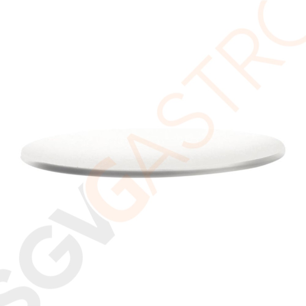 Topalit Classic Line runde Tischplatte weiß 70cm DR913 | 80(Ø)cm | Einzelpreis