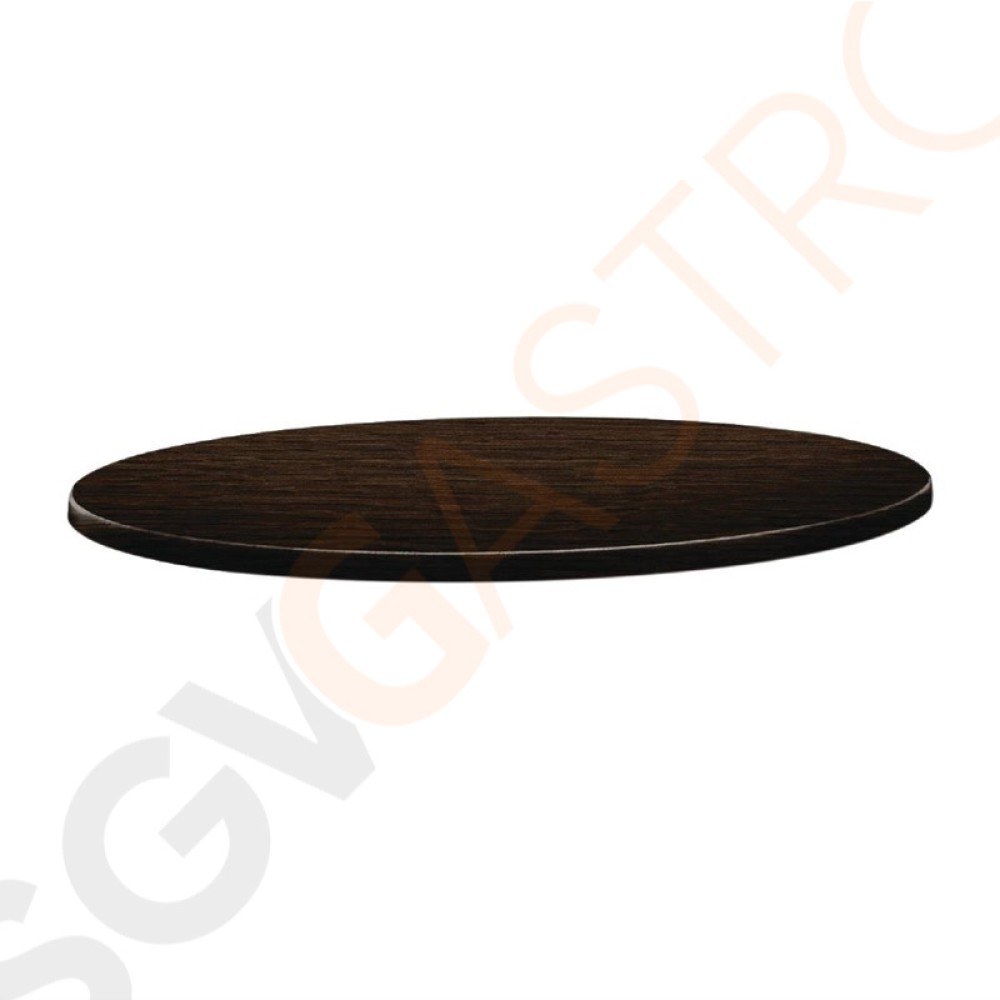 Topalit Classic Line runde Tischplatte Wenge 60cm DR919 | 60(Ø)cm | Einzelpreis