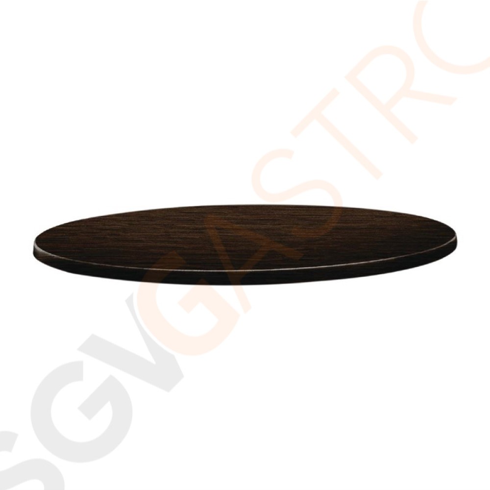 Topalit Classic Line runde Tischplatte Wenge 70cm DR920 | 70(Ø)cm | Einzelpreis