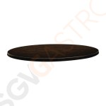 Topalit Classic Line runde Tischplatte Wenge 80cm DR921 | 80(Ø)cm | Einzelpreis