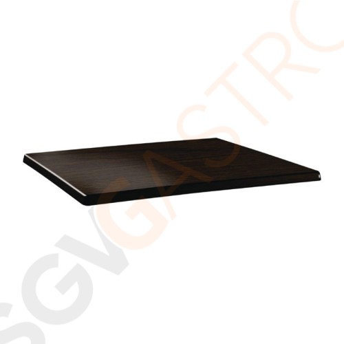 Topalit Classic Line rechteckige Tischplatte Wenge 120 x 80cm DR926 | 120 x 80cm | Einzelpreis