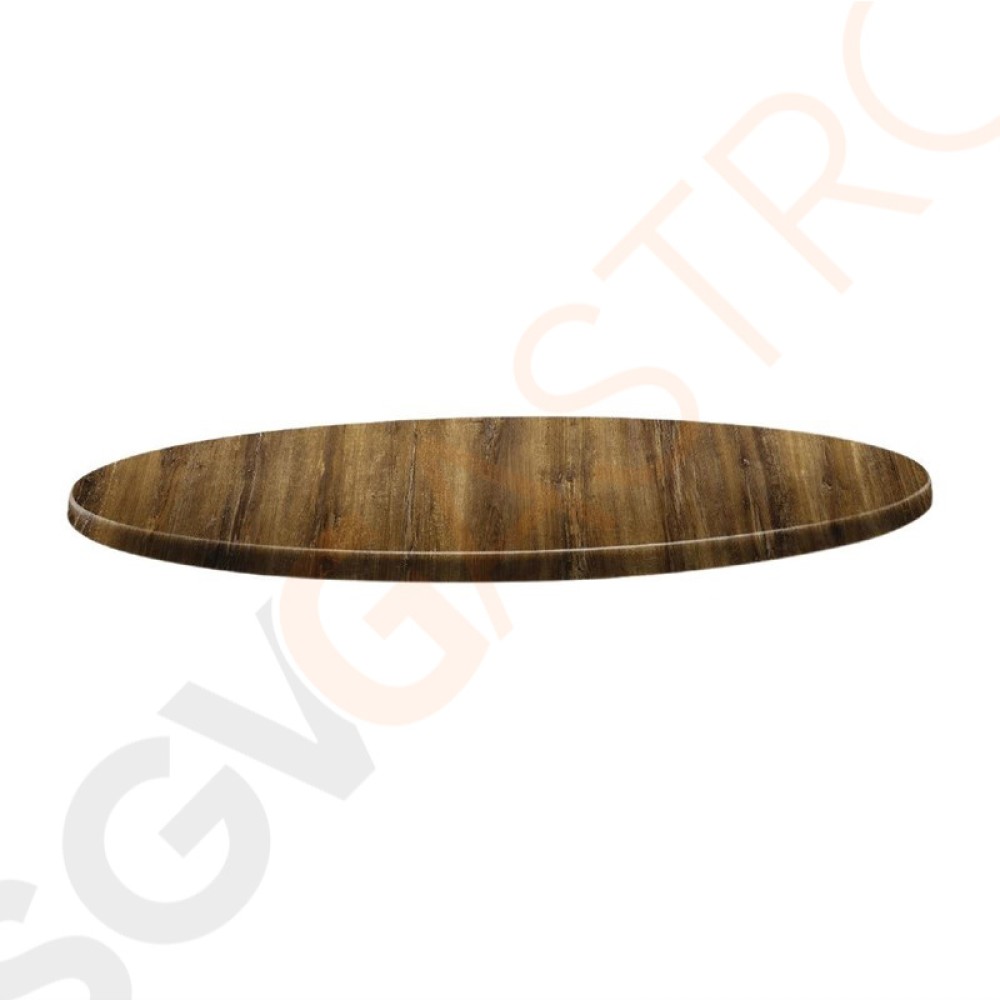 Topalit Classic Line runde Tischplatte Atacama Kirschenholz 60cm DR927 | 60(Ø)cm | Einzelpreis