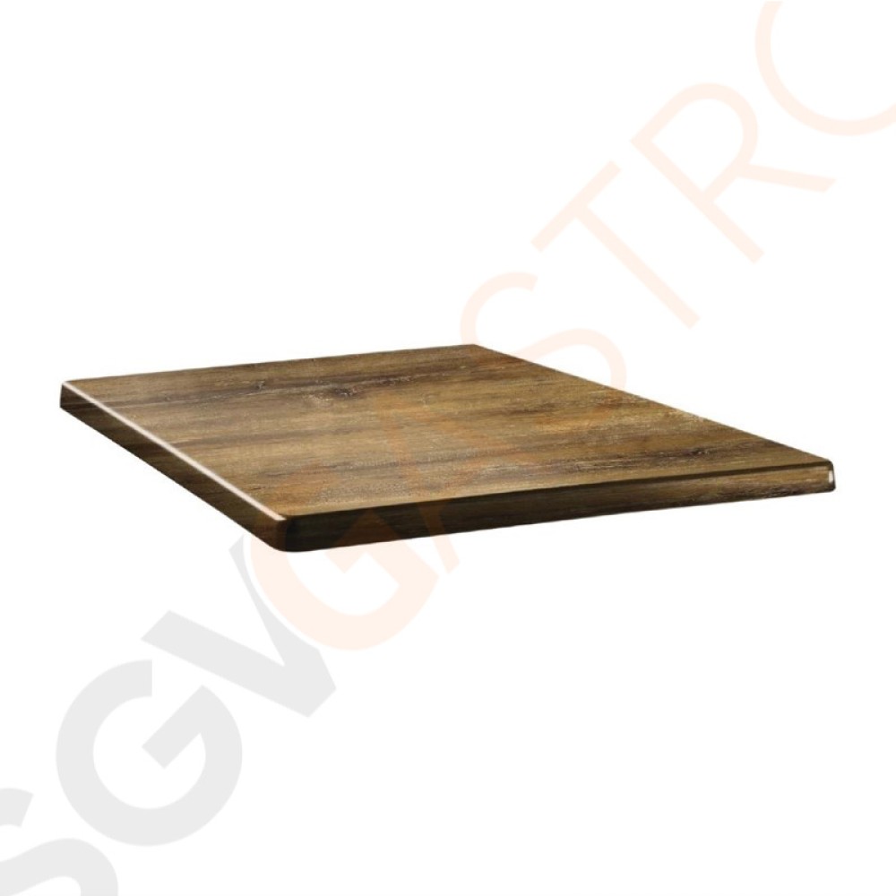 Topalit Classic Line quadratische Tischplatte Atacama Kirschenholz 80cm DR932 | 80 x 80cm | Einzelpreis