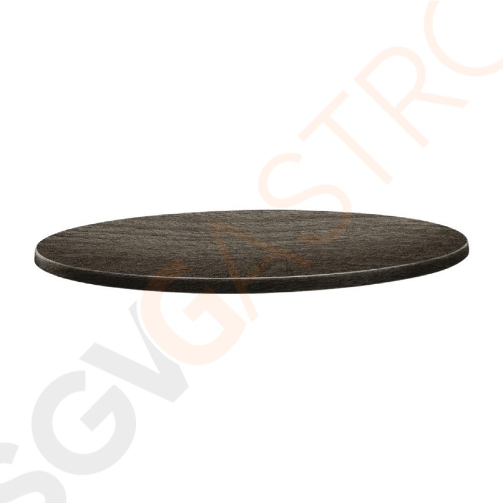 Topalit Classic Line runde Tischplatte Holz 70cm Holztischplatte Platte 
