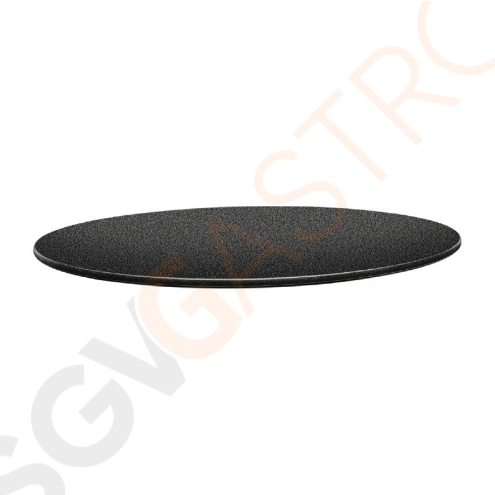Topalit Smartline runde Tischplatte anthrazit 80cm DR961 | 80(Ø)cm | Einzelpreis