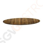 Topalit Smartline runde Tischplatte Atacama Kirschenholz 80cm DR981 | 80(Ø)cm | Einzelpreis