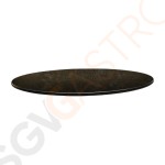 Topalit Smartline runde Tischplatte Zypern Metall 70cm DR985 | 70(Ø)cm | Einzelpreis