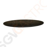Topalit Smartline runde Tischplatte Zypern Metall 80cm DR986 | 80(Ø)cm | Einzelpreis