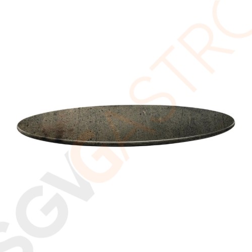 Topalit Smartline runde Tischplatte Beton 70cm DR990 | 70(Ø)cm | Einzelpreis