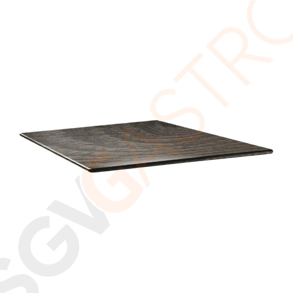 Topalit Smartline quadratische Tischplatte Holz 70cm DR997 | 70 x 70cm | Einzelpreis