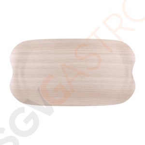 Roltex Wave Serviertablett helles Holz 43 x 23cm 43 x 23cm | Pappe und Harz | Optik: helles Holz Roltex Wave Serviertablett helles Holz 43 x 23cm 43 x 23cm | Pappe und Harz | Optik: helles Holz