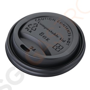 Fiesta Green kompostierbarer Deckel für Heißgetränkebecher 22,5cl 50er Pack 50 Stück