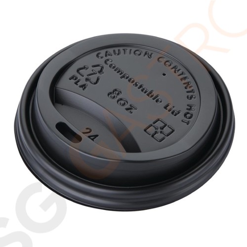 Fiesta Green kompostierbarer Deckel für Heißgetränkebecher 22,5cl 50er Pack 50 Stück