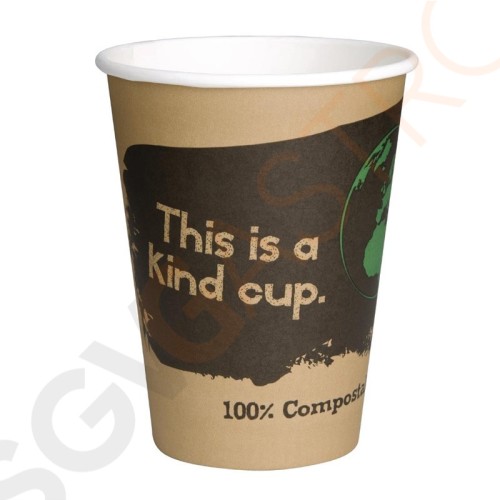 Fiesta Green kompostierbare Heißgetränkebecher Einwand 34cl 1000er Pack 1000 Stück Fiesta Green kompostierbare Heißgetränkebecher Einwand 34cl 1000er Pack 1000 Stück