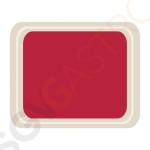 Roltex GN1/2 Serviertablett rot 42 x 32cm 42 x 32cm | Polyester | rot
