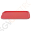 Roltex Trapez GN Serviertablett rot 37,5 x 26,5cm 37,5 x 26,5cm | Polyester | rot
