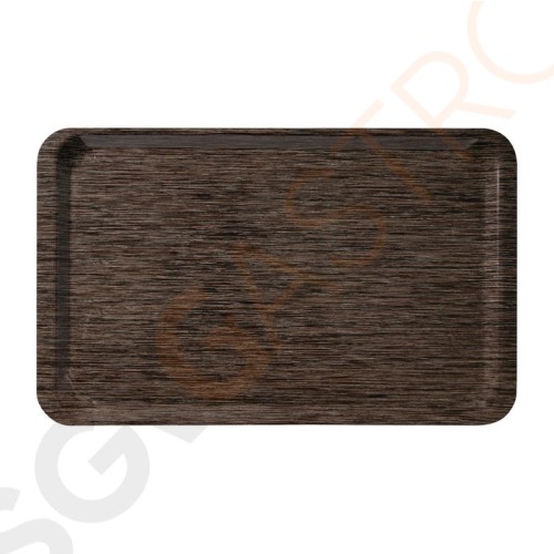Roltex Original Serviertablett Wenge 53 x 32,5cm 53 x 32,5cm (GN1/1) | Melamin | Wengeoptik
