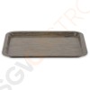 Roltex Original Serviertablett Wenge 32,5 x 26,5cm 32,5 x 26,5cm (GN1/2) | Melamin | Wengeoptik