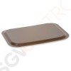 Roltex Original Serviertablett Wenge 32,5 x 26,5cm 32,5 x 26,5cm (GN1/2) | Melamin | Wengeoptik