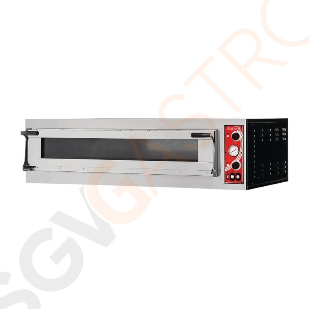 Gastro M Naples Pizzaofen 1 Kammer Kraftstromanschluss | 9kW/400V | 1 Kammer