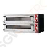 Gastro M Naples Pizzaofen 2 Kammern Kraftstromanschluss | 18kW/400V | 2 Kammern